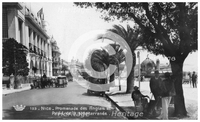 The Palais de la Mediterranee, Nice, France, c1920s.Artist: Munier