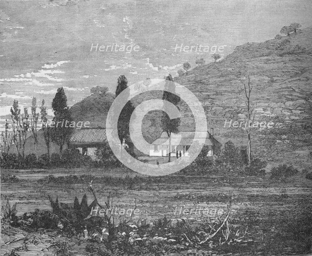 'Rorke's Drift before the Attack', 1879, (c1880). Artist: Unknown.