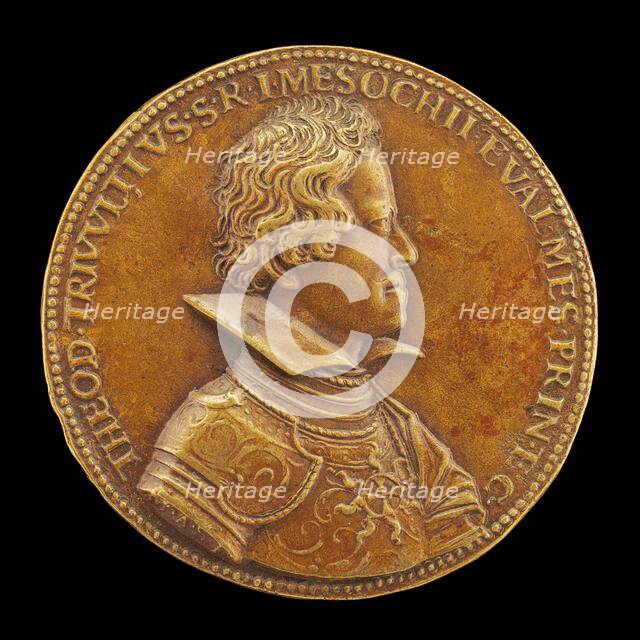 Teodoro Trivulzio, 1597-1657, Prince of the Holy Roman Empire, Count of Mesocco...mid 17th century. Creator: Master M.A.S..