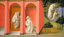 Saint Benedict Orders Saint Maurus to the Rescue of Saint Placidus, c. 1445/1450. Creator: Filippo Lippi.