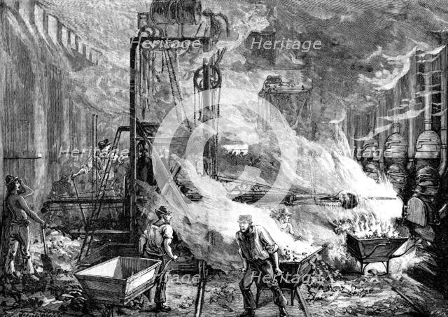 Machine for making gas at the South Metropolitan Gas Company’s works, 1890. Creator: W. H..