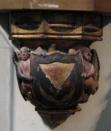 Corbel with Angels, French, late 15th century. Creator: Unknown.