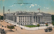 U.S Treasury, Washington, DC, c1920s. Artist: Unknown