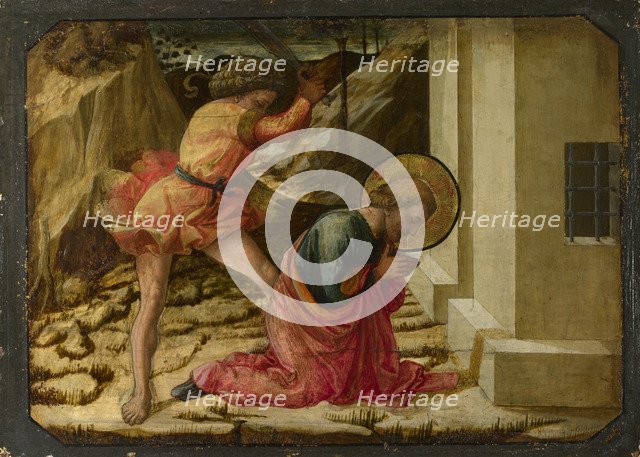 Beheading of Saint James the Great (Predella Panel of the Pistoia Santa Trinità Altarpiece), 1455-1460. Artist: Lippi, Fra Filippo (1406-1469)