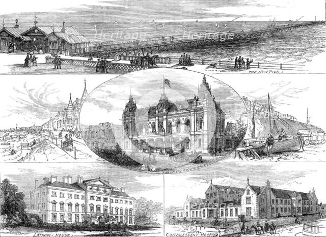 Sketches at Southport, Lancashire, 1872. Creator: Unknown.