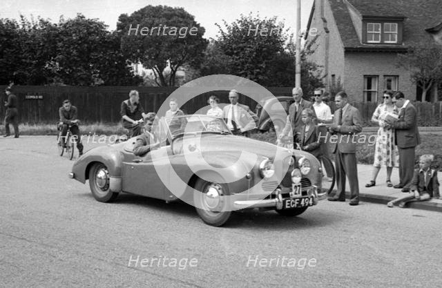 1952 Jowett Jupiter, Bill Smith, Felixtowe Rally. Creator: Unknown.