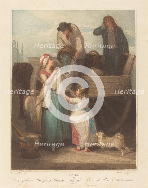 Fresh Gathered Peas, Young Hastings, published 1795. Creator: Giovanni Vendramini.