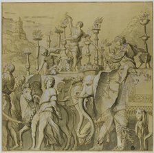 Triumphs of Julius Caesar: Canvas No. V, 18th century. Creator: Unknown.