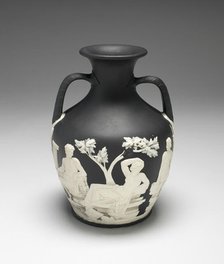 Portland Vase, Burslem, 1790/96. Creator: Wedgwood.