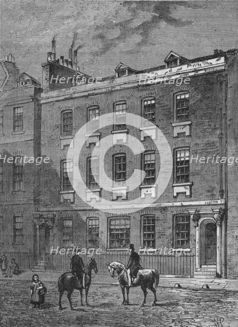Colonel Blood's House, Westminster, London, c1870 (1878). Artist: Unknown.