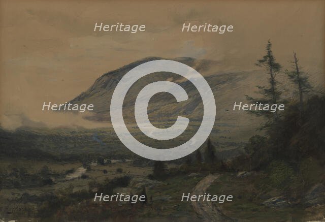 Mountain and Valley, 1893. Creator: James Henry Moser.
