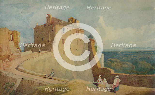 'On the Rampart, Domfont, France', 1923. Artist: John Sell Cotman.