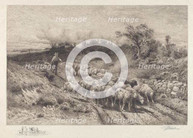 A New England Road, 1888. Creator: Peter Moran.