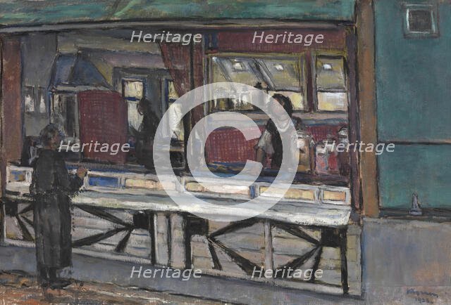 The Booth of Jan van Gent, 1938. Creator: George Morren.