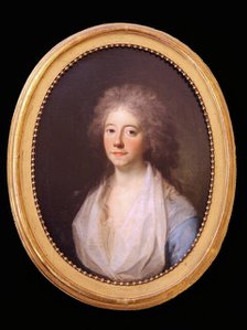 Elisabeth (Lisa) de la Calmette, f. baronesse Iselin, 1802-1860. Creator: Jens Juel.