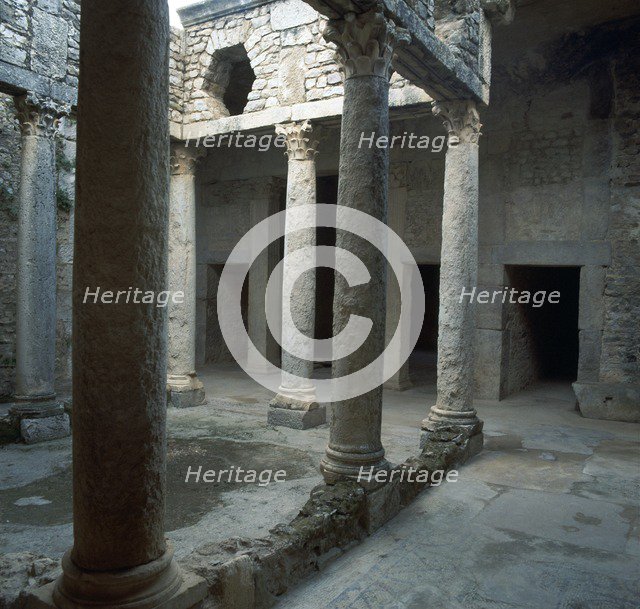 Roman house built below ground level, 2nd century BC. Artist: Unknown