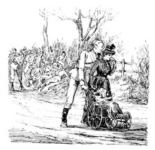 The Easter Volunteer Manoeuvres: extra infantry drill, 1890. Creator: Unknown.