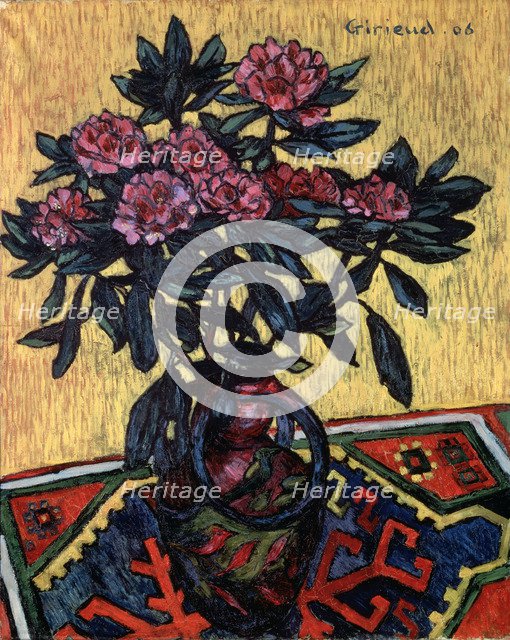 'Peonies', 1906.  Artist: Pierre Paul Girieud