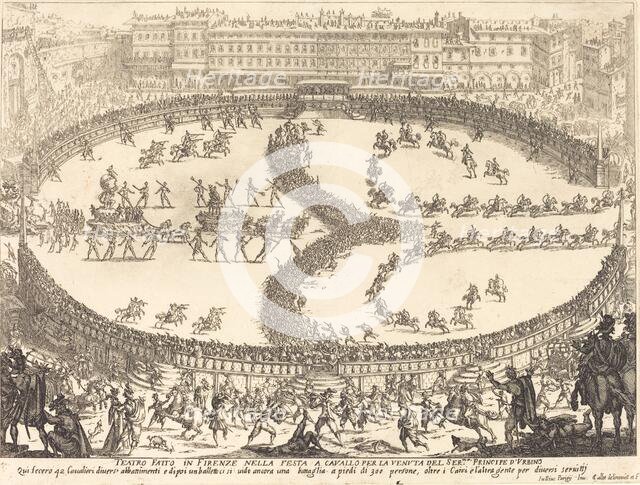 View of the Festival, 1616. Creator: Jacques Callot.