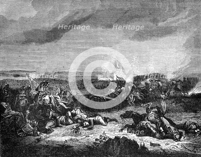 Battle of Champaubert, France, 10th February 1814 (1882-1884).Artist: Duvivier