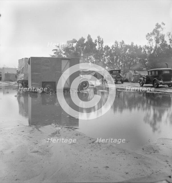 Migrant camp, California, 1936. Creator: Dorothea Lange.