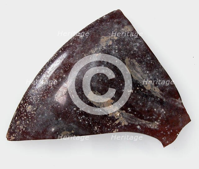 Glass Fragment, Coptic, 4th-early 5th century. Creator: Unknown.