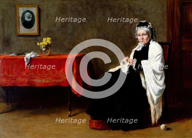 Mrs William Pirie Smith, c1880-1900s. Creator: Archibald David Reid.