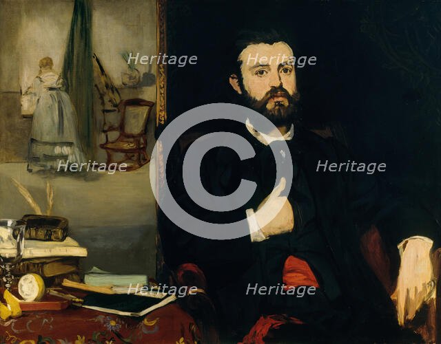 Portrait of the poet Zacharie Astruc, 1866. Creator: Manet, Édouard (1832-1883).