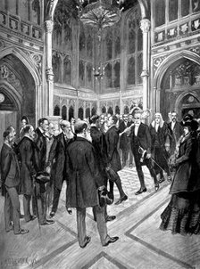 The Speaker's Procession, House of Commons, Palace of Westminster, London, c1905. Artist: Unknown