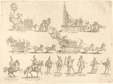 Floats and Participants, 1616. Creator: Jacques Callot.