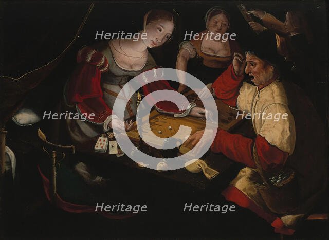 Backgammon Players, c1535-1540. Creator: Anonymous.