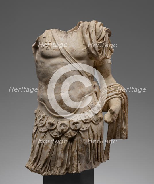 Torso of a Cuirassed Statue, A.D. 81-96. Creator: Unknown.