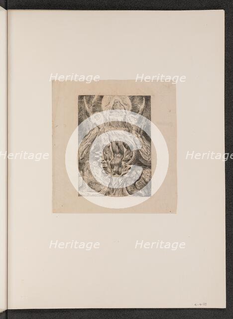 The Fall of Satan, 1825. Creator: William Blake.