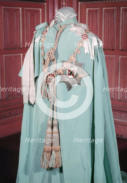 Robes and insignia of the Order of St Patrick, c1955. Creator: Arthur Charles Kirby Ware.