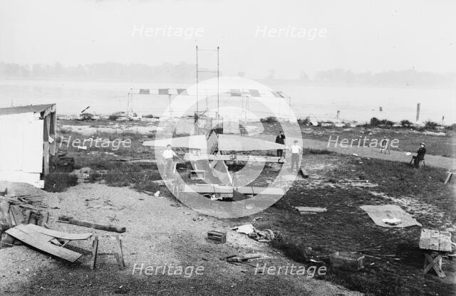 Meckler-Allen Aeroplane, between c1910 and c1915. Creator: Bain News Service.