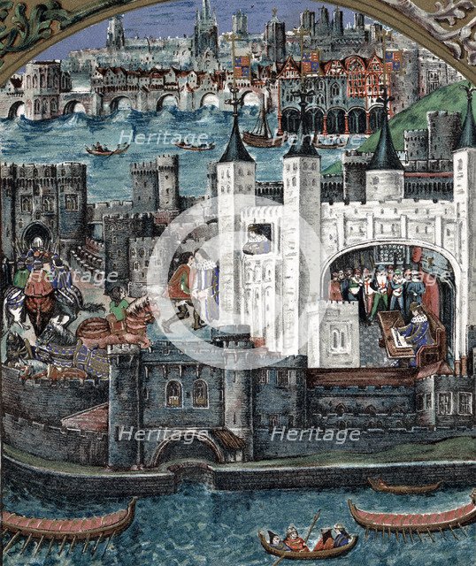 Henry VII at the Tower of London, 1485-1509. Artist: Unknown