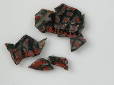 Glass Fragments from a Vessel, Coptic, 4th-early 5th century. Creator: Unknown.