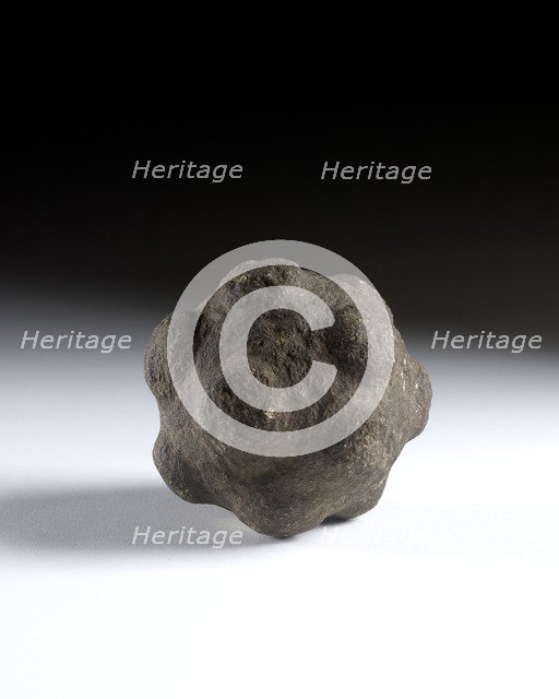 Carved stone ball, Neolithic - Early Bronze Age (Britain), c3000-2500 BC. Artist: Unknown.