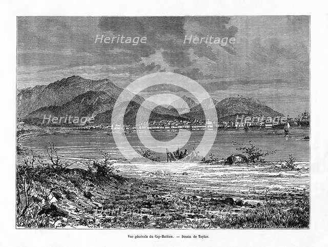 Cap Haitien, Haiti, 19th century. Artist: Charles Barbant