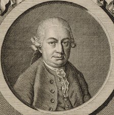 Portrait of the composer Carl Philipp Emanuel Bach (1714-1788).