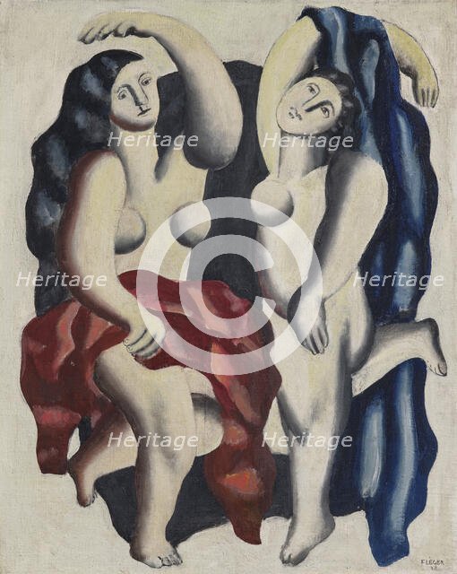 Two dancers, 1928. Creator: Léger, Fernand (1881-1955).