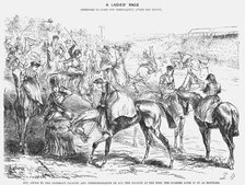 'A Ladies' Race', 1872. Artist: Joseph Swain