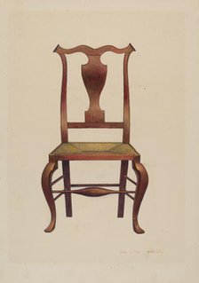 Sheraton Chair, c. 1939. Creator: John Price.