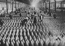A munitions factory, World War I, 1917 (1938). Artist: Horace Walter Nicholls.