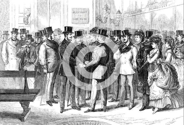 Street Characters of Paris: the Boulevard des Italiens, 1870. Creator: Unknown.