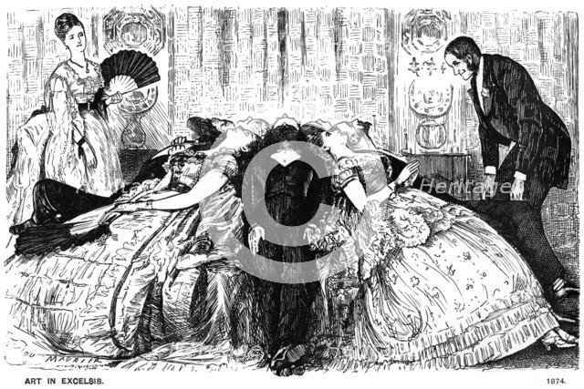 'Art in Excelsis', 1874 (1891).  Artist: George du Maurier