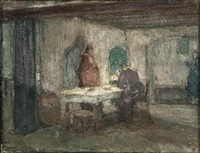 And He Disappeared out of Their Sight, ca. 1898. Creator: Henry Ossawa Tanner.