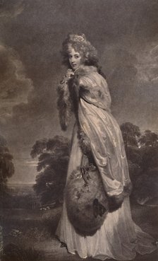 Miss Elizabeth Farren, afterwards Countess of Derby, c1792 (1894). Artist: Francesco Bartolozzi.