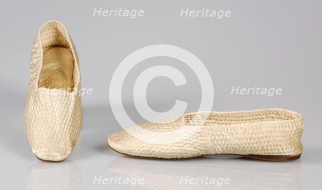 Slippers, British, 1830-49. Creator: Phipps's.