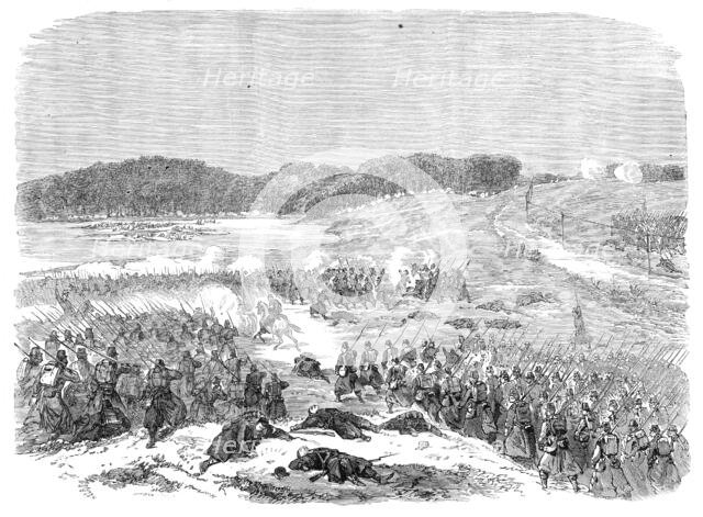 Illustrations of the War in Schleswig by our special artist: the Battle of Oversee, 1864. Creator: Unknown.